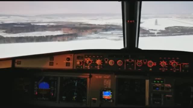 Посадка А320 в Кольцово