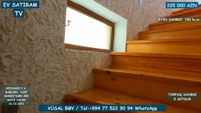 TƏCİLİ ELİT YERDƏ DAİRƏVİ EV SATILIR/Недвижимость в Баку / EV SATIRAM TV/ BAG EVLERİ 2022 смотреть онлайн