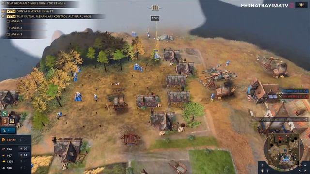 1v1 Noob Tokatlamaca  Age of Empires 4  TÜRKÇE  2022