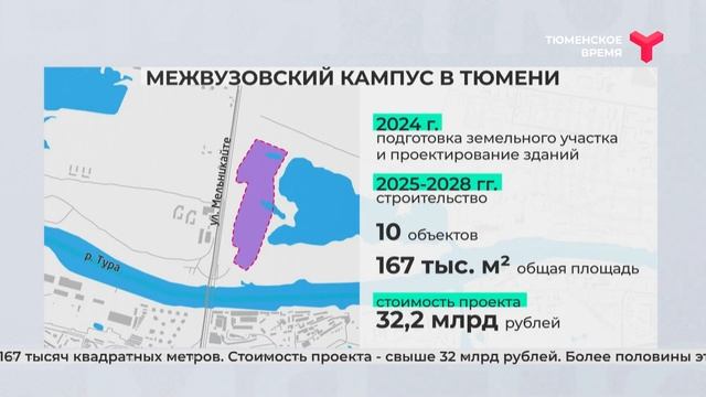 Через пять лет в Тюмени появится Межвузовский кампус мирового уровня смотреть онлайн