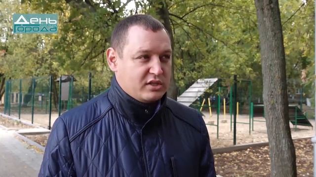 Бульвар на проспекте Гагарина.