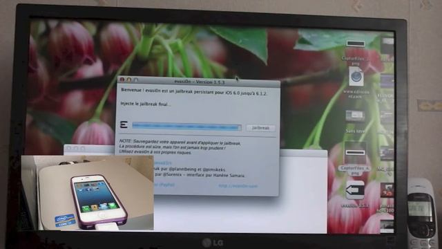 Jailbreack Iphone 4S ios 6.1.2 Evasi0n смотреть онлайн