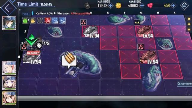 Azur Lane фармлю 3 600 000 опыта на Ägir