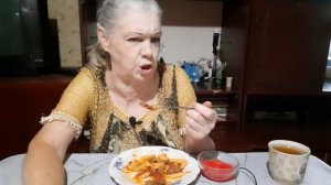 mukbangtatyanaeats /покушаем /макароны с тушенкой