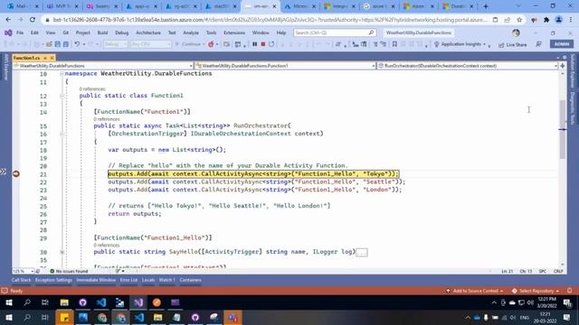 Viswanatha Swamy - Hands On Creating Mini Project/Solution with Azure Durable Functions