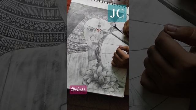 most waited festival of Bengalis!#durgapuja #art #sketch #theme #viral #drawing #concept