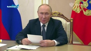 Владимир Путин по видеосвязи проводит совещание по экономическим вопросам