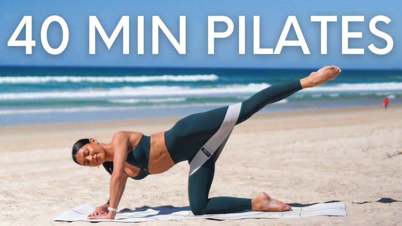 Move with Nicole - 40 MIN FULL BODY WORKOUT  Intermediate Pilates With Mini Band Optional