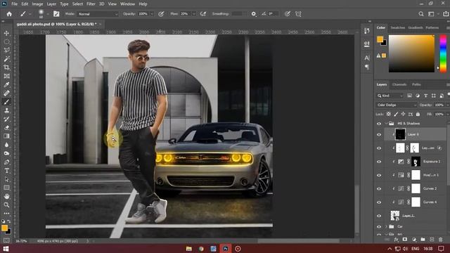 Speed Art: Photoshop Manipulation Dodge Challenger смотреть онлайн