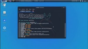 Find Social Media Accounts By Username Using Userrecon Kali Linux