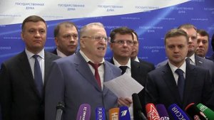 Пресс-подход фракции ЛДПР в Государственной Думе.