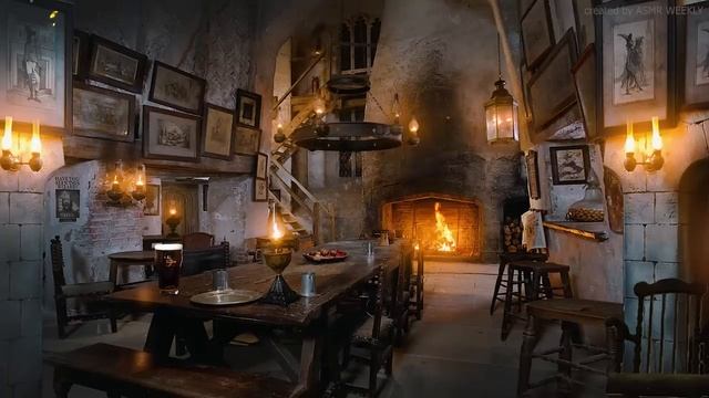 Leaky Cauldron [ASMR] + Inn Room ⚡ Harry Potter Ambience ⋄ [Study & Relax] Cinemagraph