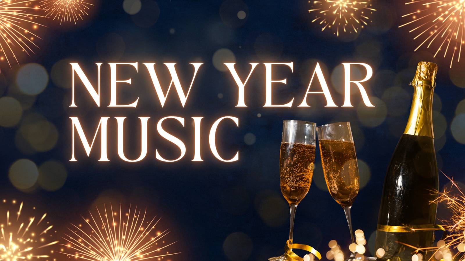 Happy New Year Music  Beautiful New Year's Eve Atmosphere  Best Happy New Year Music 2024