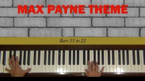 Max Payne Theme Piano Tutorial