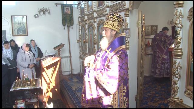 Проповедь епископа Максима в Казанском храме села Ламское