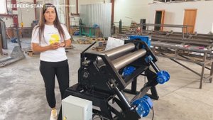 Вальцы асимметрия RMEA-1300х6. Обзор станка