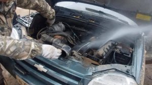 Покатушка в честь дня автомобилиста удалась! Утопили шеви ниву.