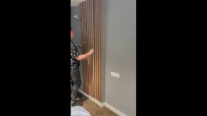 Монтаж реечных панелей