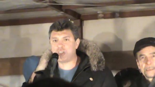 Борис Немцов. Триумфальная площадь. 31/01/11