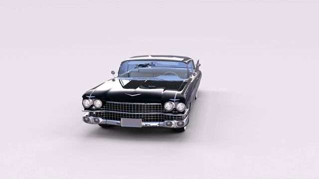 Cadillac Eldorado 1959 coupe rev 3D Model смотреть онлайн