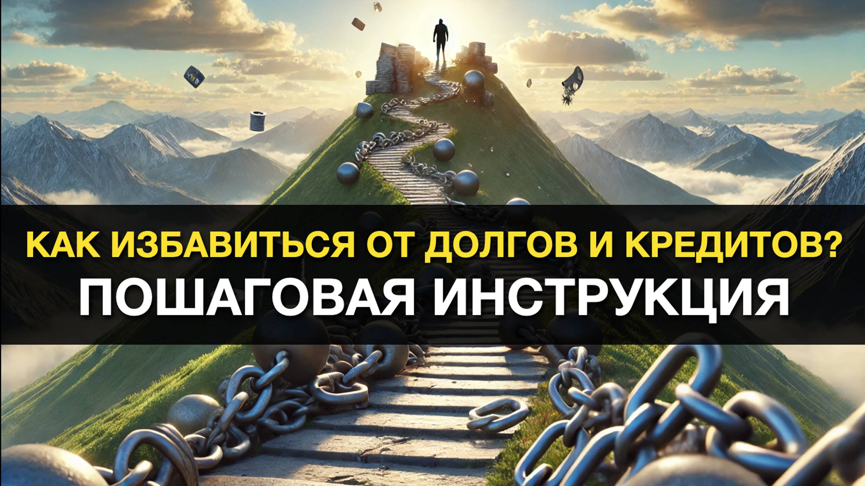 Как избавиться от кредитов и долгов! Пошаговая инструкция! Смотри!
