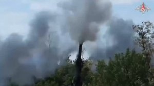 Боевая работа расчета «Мста-С» группировки войск «Днепр»