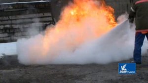 ОП-4(з) МИГ. Ранг огнетушителя 55В. Powder fire extinguisher MIG 4kg