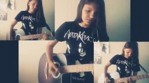 Кино - Стук (на гитаре)