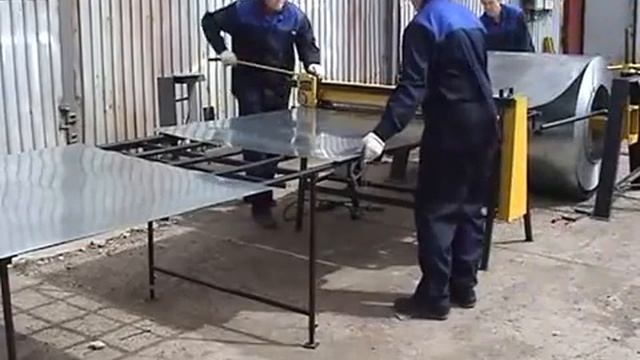 Линия продольно поперечной резки
