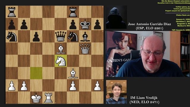 Mal ehrlich: Wer blickt hier noch durch?🤪 | Vrolijk vs Garrido Diaz | Open Ajedrez Semana Santa R7 смотреть онлайн