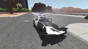 Crazy Police Chases #10 - BeamNG Drive Crashes