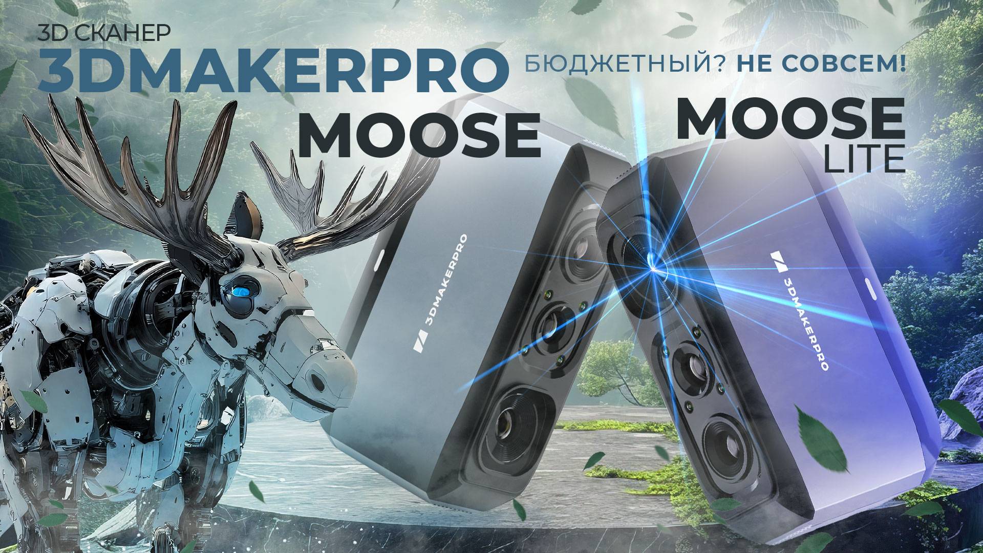 Обзор 3D сканеров 3DMakerpro Moose и Moose Lite