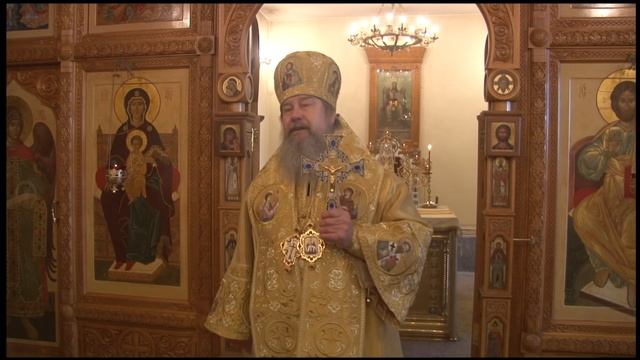 Проповедь епископа Максима в престольный праздник Знаменского монастыря