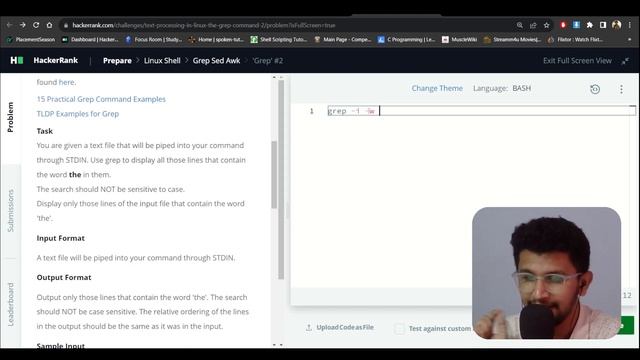 'Grep' #2 | Hacker Rank Bash Problem solving #linux #opensource #bash #bashscripting