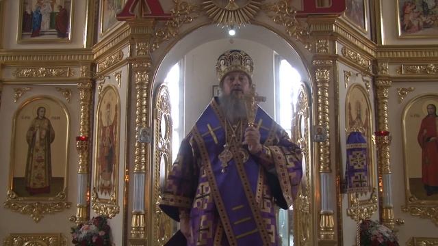 Проповедь епископа Максима в престольный праздник Знаменского монастыря