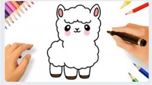 КАК НАРИСОВАТЬ ЛАМУ 🎨🦙