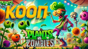 Кооператив в  Plants vs. Zombies Eco Mod / игра с друзьями в ПВЗ