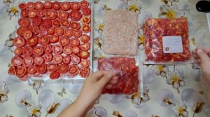 Покупки для дома. Заготовки полуфабрикатов и заморозка овощей.