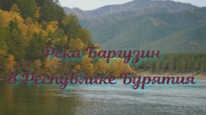 Река Баргузин в Республике Бурятия