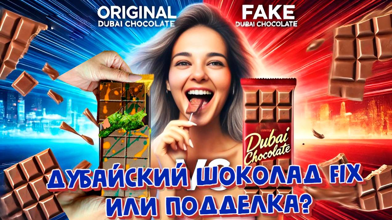 Сравниваем оригинальный дубайский шоколад FIX с подделкой