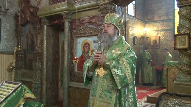 Проповедь епископа Максима в Великокняжеском храме города Ельца
