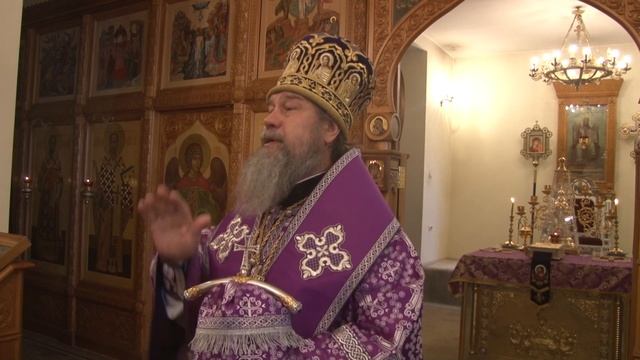 Проповедь епископа Максима в престольный праздник Знаменского монастыря