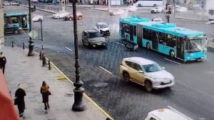 В Санкт-Петербурге произошло ДТП с участием двух автобусов