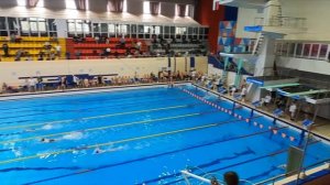 Эстафета. Женщины 4 * 50 м. Бассейн "Строитель" г. Челябинск.