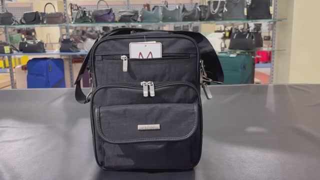 039-323-BLK_мужская текстильная рабочая сумка торговая марка Mr.Bag