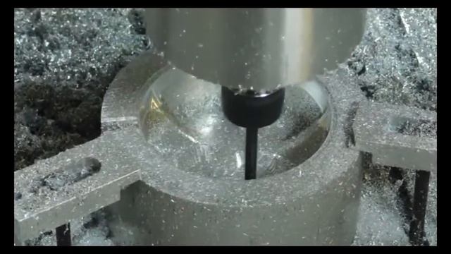 Фрезеровка матрицы из Д16Т смотреть онлайн