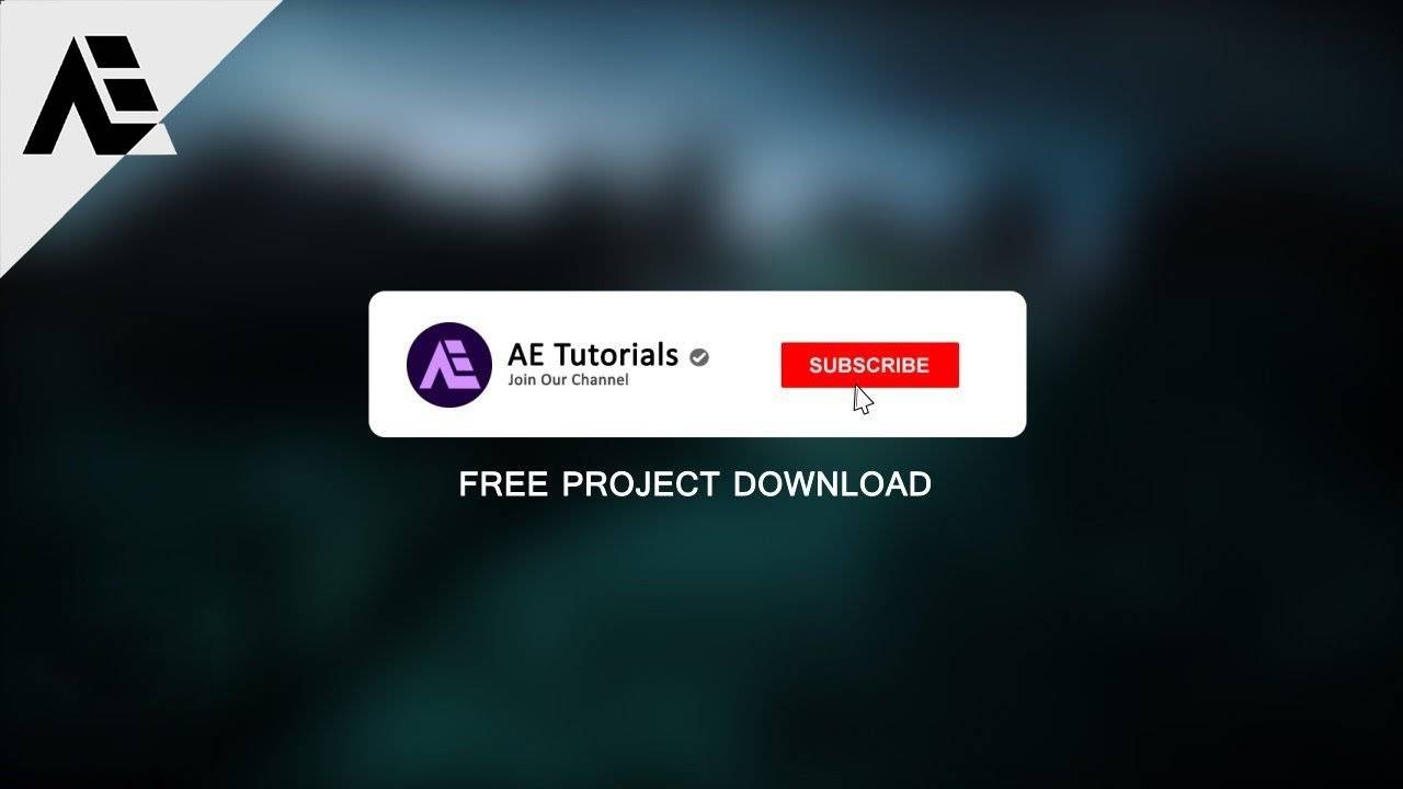 Обучающий ролик After Effects_ Анимация кнопки подписки на Youtube (Бесплатный проект)