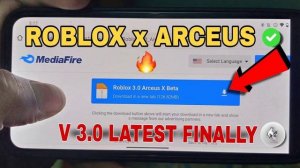 Roblox Arceus x  V3 Apk Direct Link Download Mediafire New Update ! 17 November  2022