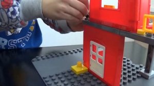 Toy Lego fire station. Пожарная станция конcтруктор. Видео для детей. Видео для детей