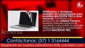 VENTA DE PANTALLAS PARA PORTÁTILES MACBOOK PRO EN ARMENIA COLOMBIA